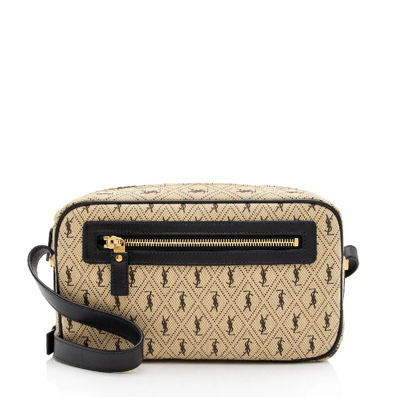 Saint Laurent Canvas Le Monogramme Camera Bag