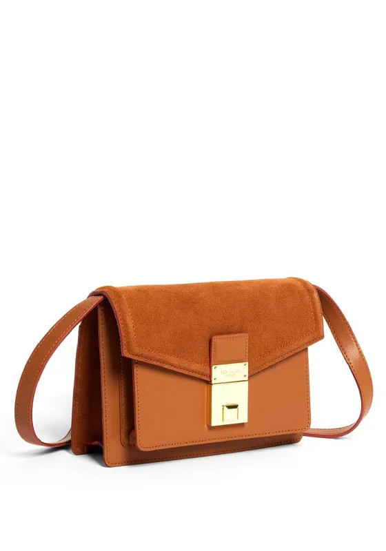 Ted Baker Kayleas Luggage Lock Detail Small Satchel Bag, Brown