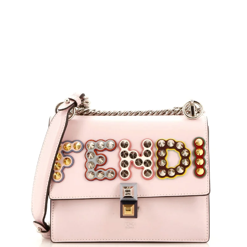 Kan I Bag Embellished Applique Leather Small