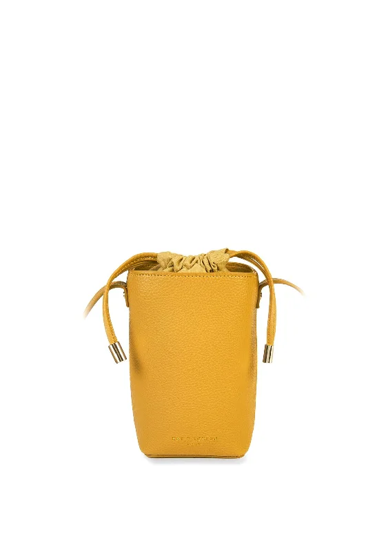 Katie Loxton Cece Drawstring Bucket Bag, Ochre