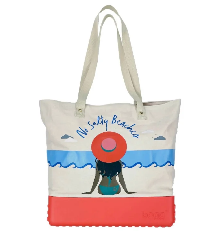 Women's Canvas Bag In Salty Beaches