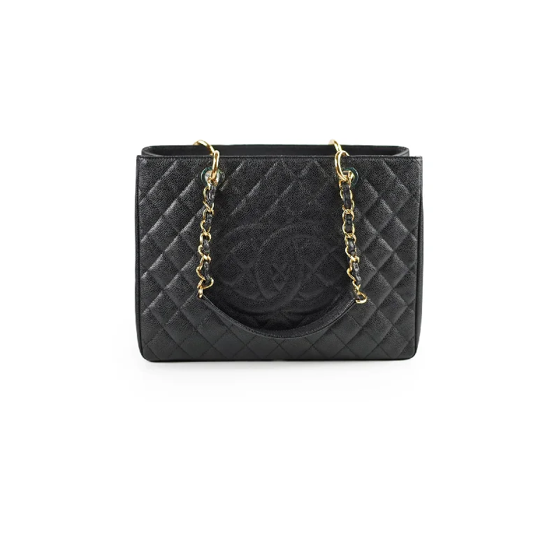 Chanel Caviar GST Grand Shopping Tote Black