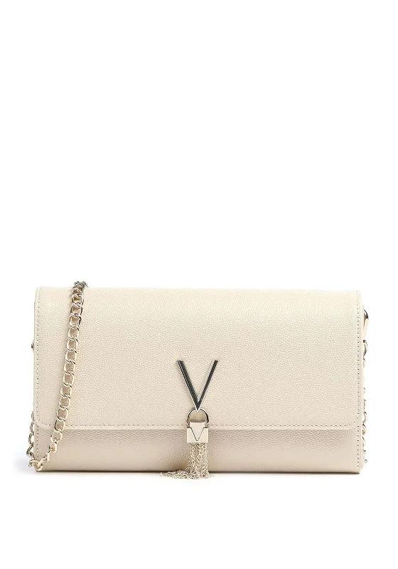 Valentino Handbags Divina Clutch Bag, Ecru