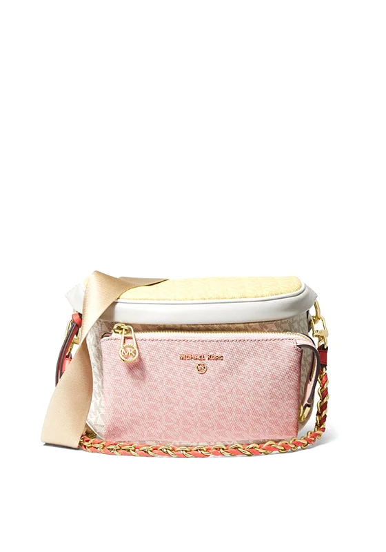 MICHAEL Michael Kors Medium Slater Sling Pack Bag, Smokey Rose Multi