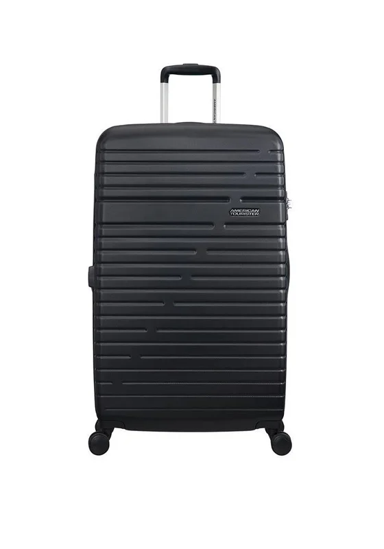 American Tourister Aero Racer Large 4 Wheel Suitcase, Black