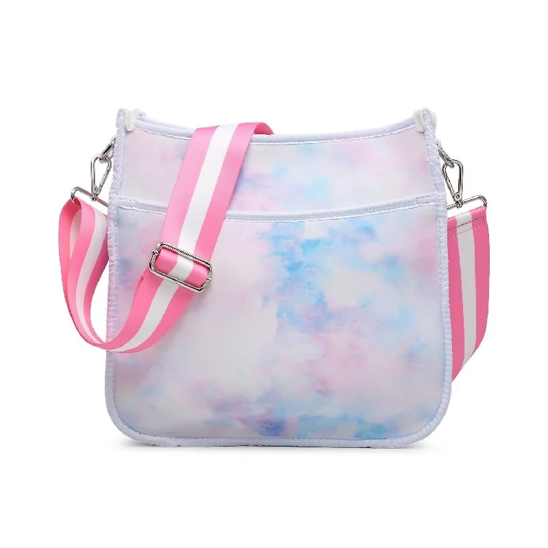 Jolee Neoprene Crossbody Bag In Tie Dye