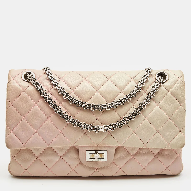 Chanel Ombre Quilted Leather Reissue 2.55 Classic 226 Flap Bag