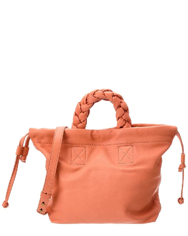 Madewell Braided Small Cinch Leather Crossbody