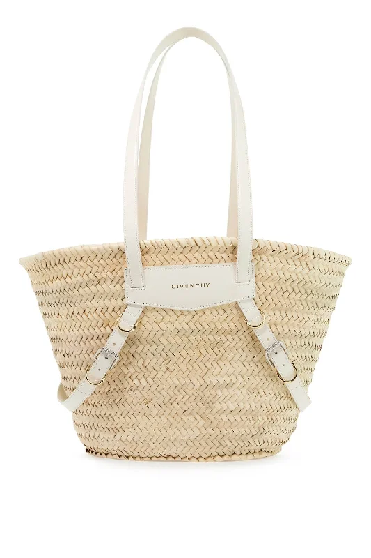 Givenchy Raffia Voyou Medium Shoulder Bag