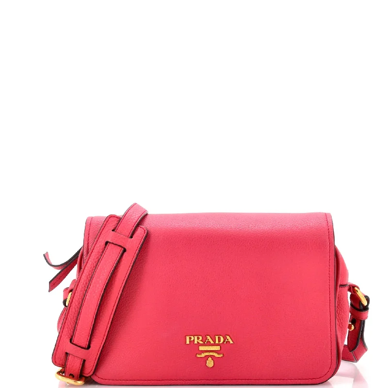 Flap Zip Crossbody Bag Vitello Phenix Small