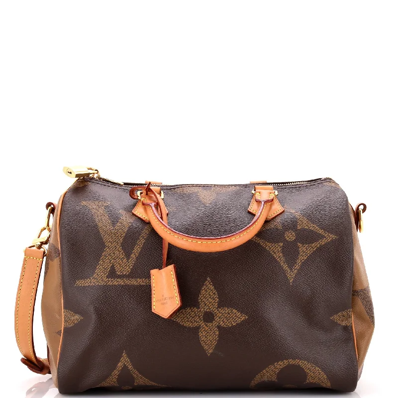 Speedy Bandouliere Bag Reverse Monogram Giant 30