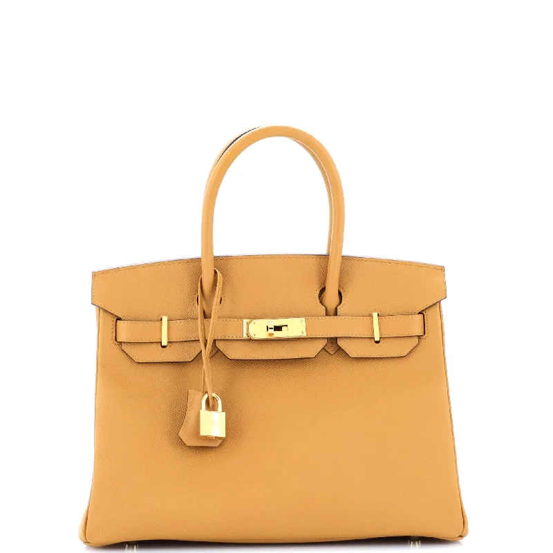 Birkin Handbag Caramel Epsom with Gold Hardware 30