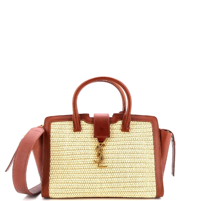 Monogram Cabas Downtown Raffia and Leather Baby