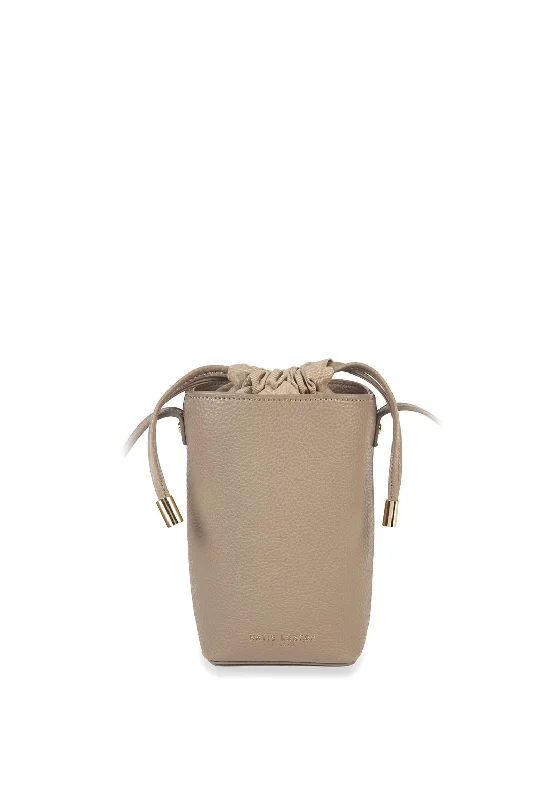 Katie Loxton Cece Drawstring Bucket Bag, Taupe