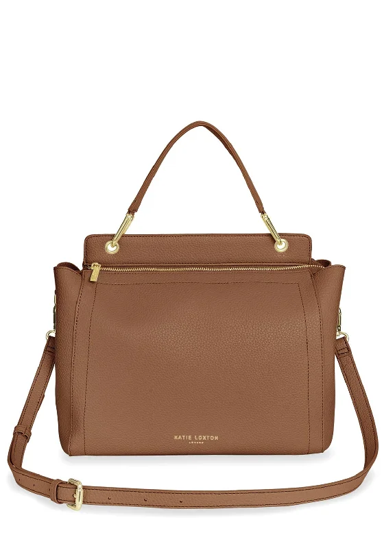 Katie Loxton Harlowe Pebbled Tote Bag, Cognac