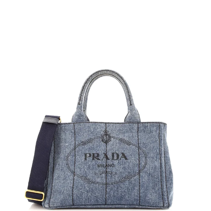 Canapa Convertible Tote Denim Mini