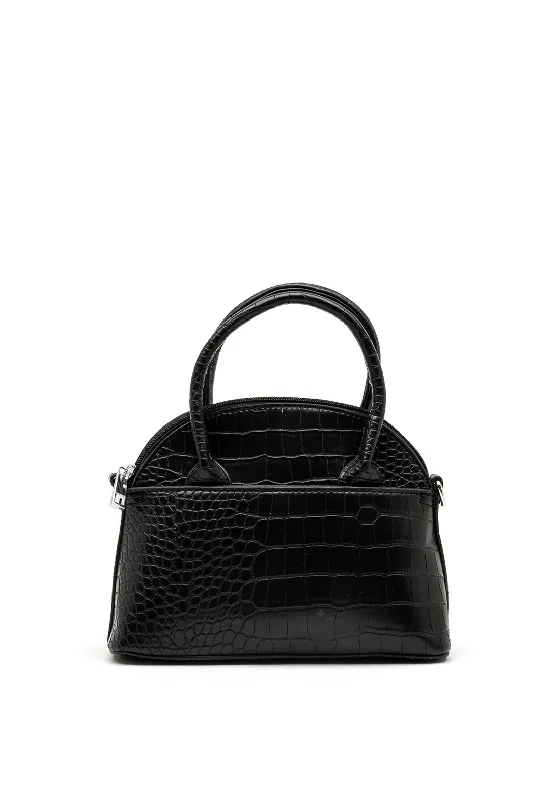 Zen Collection Croc Mini Grab Bag, Black