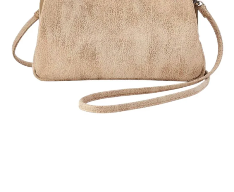 Women's Lauren Frame Crossbody Bag In Gold Leaf