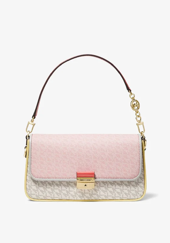 MICHAEL Michael Kors Bradshaw Convertible Shoulder Bag, Smokey Rose Multi