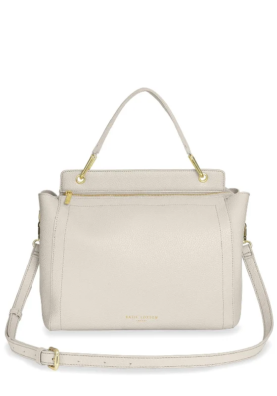 Katie Loxton Harlowe Pebbled Tote Bag, Off White