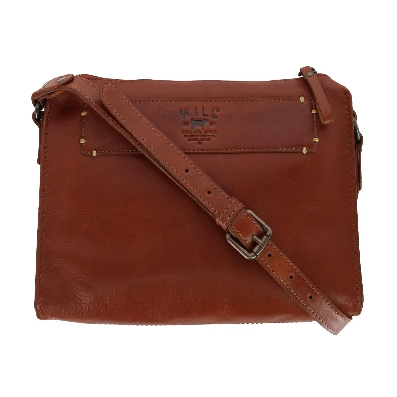 Women's Leather Simple Crossbody Handbag