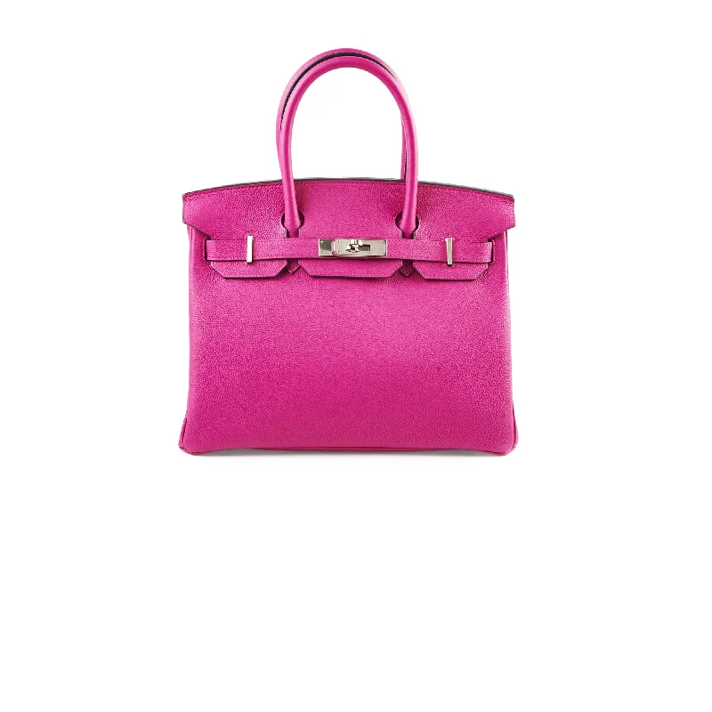 Hermes Birkin 30 Rose Pourpre A stamp