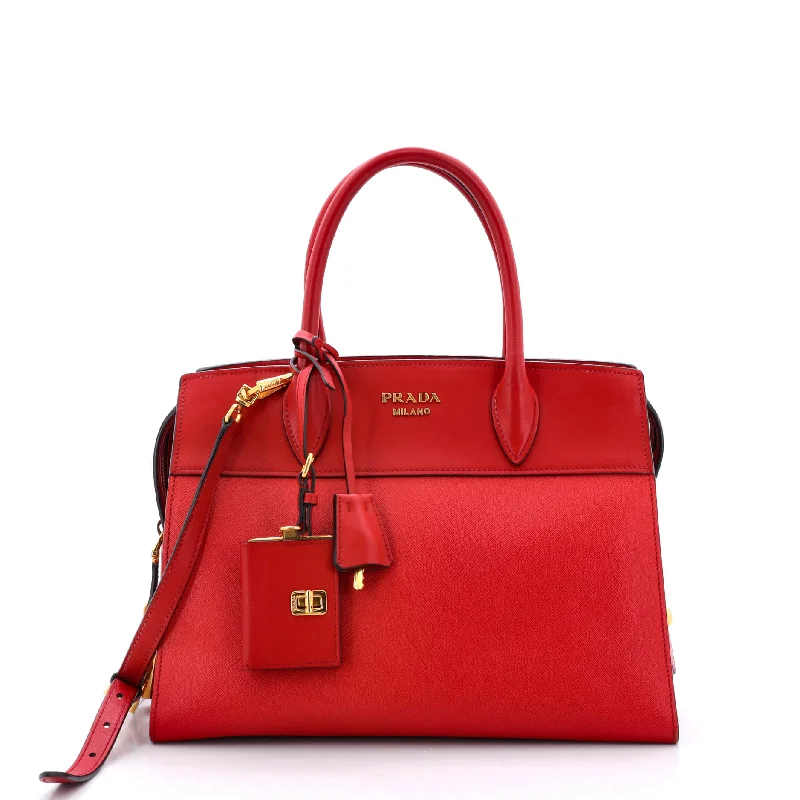 Esplanade Tote Saffiano with City Calf Medium