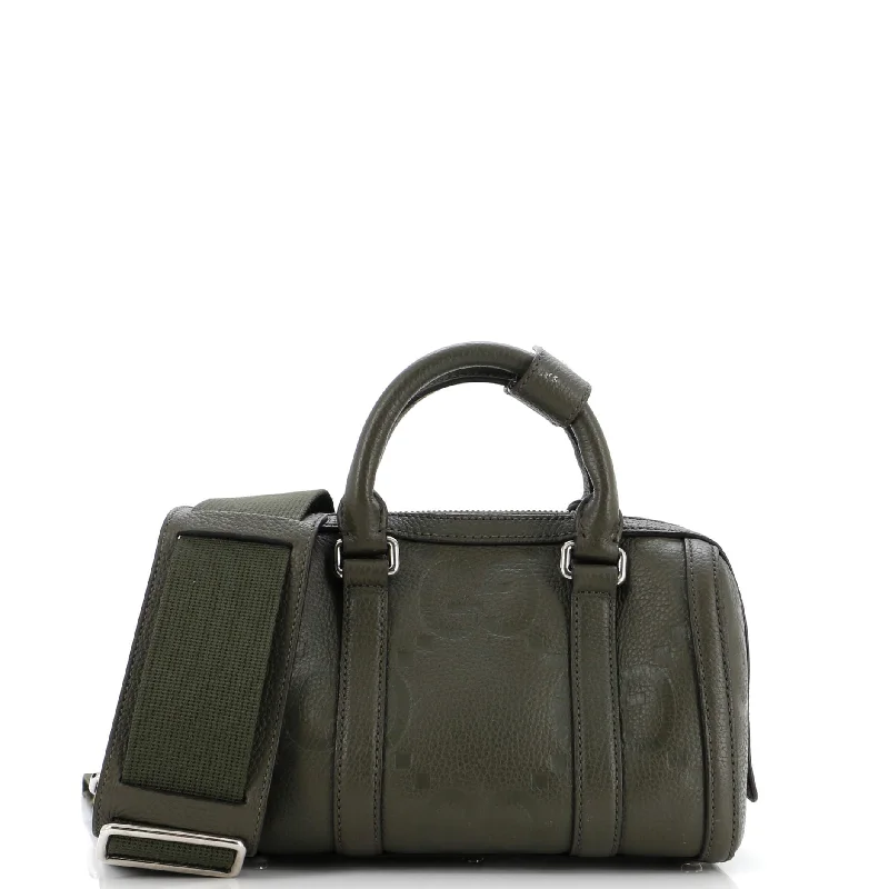 Duffle Bag Jumbo GG Embossed Leather Mini