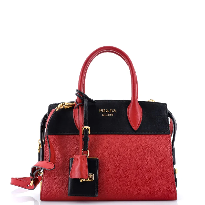 Esplanade Tote Saffiano with City Calf Small