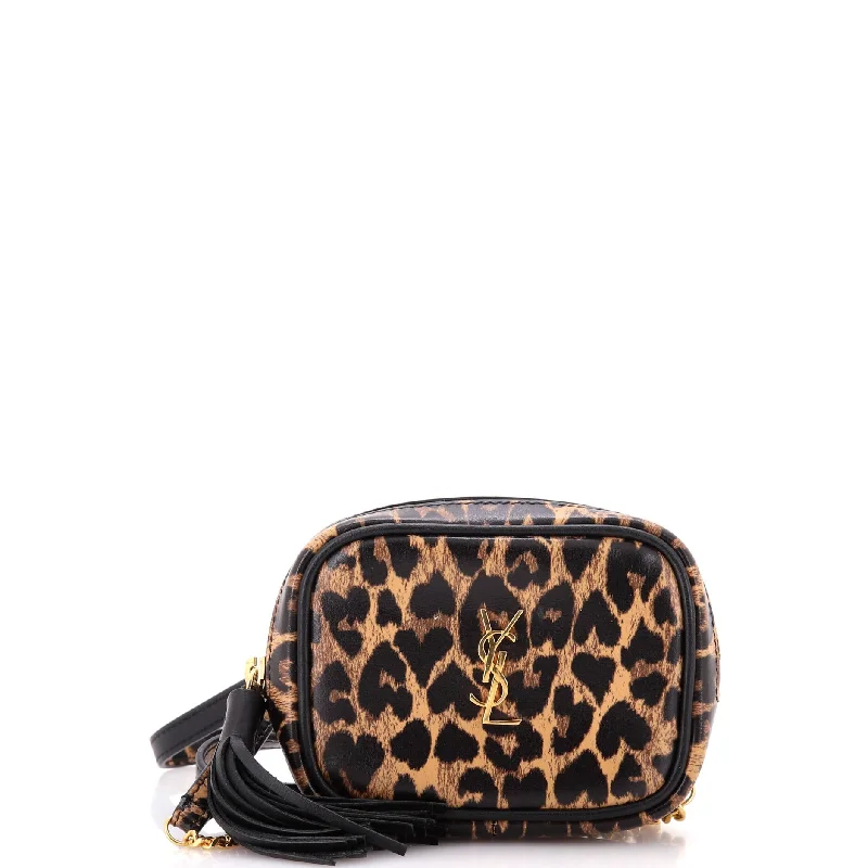 Classic Monogram Blogger Crossbody Bag Printed Leather Mini