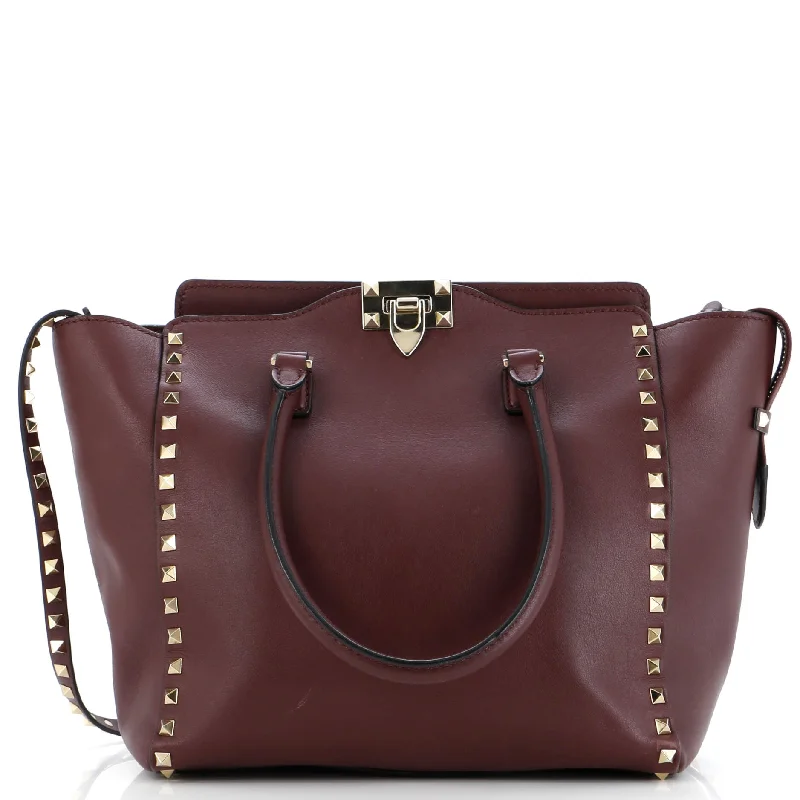 Rockstud Tote Rigid Leather Medium