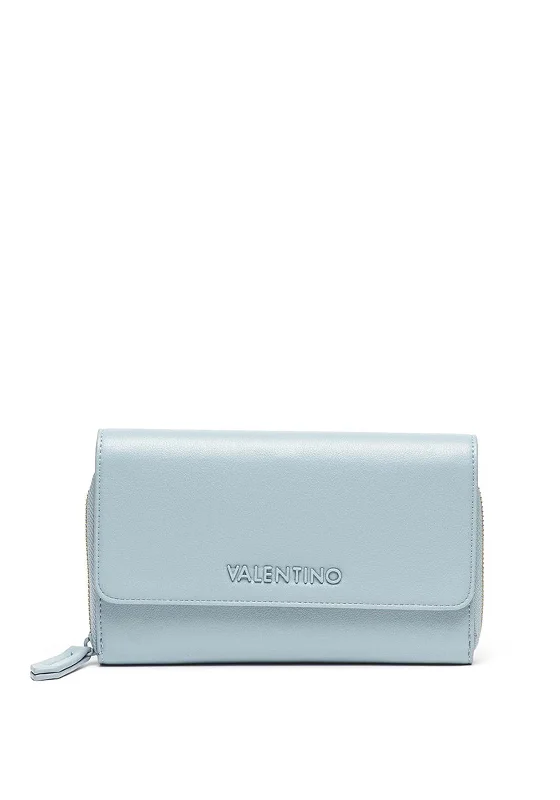 Valentino Handbags Cognac Small Crossbody Clutch Bag, Duck Egg Blue