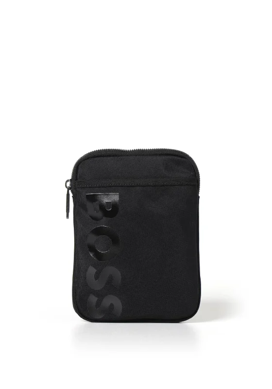 Hugo Boss Phone Pouch Reporter Bag, Black