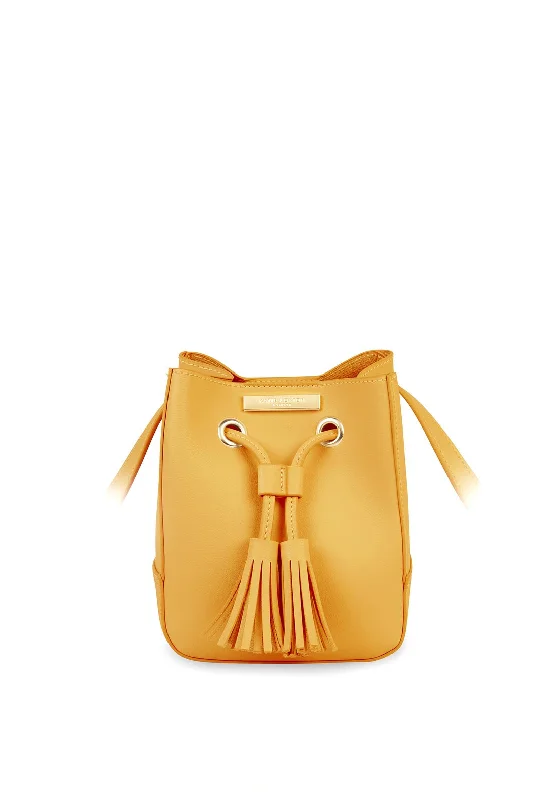 Katie Loxton Blair Tassel Bucket Bag, Ochre