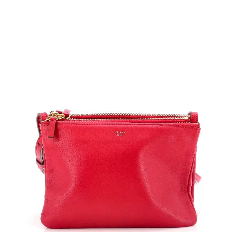 Trio Crossbody Bag Leather Small