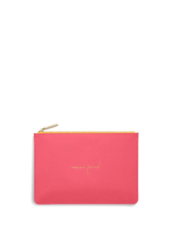 Katie Loxton Colour Pop Perfect Pouch ‘Fabulous Friend’, Fuchsia & Ochre