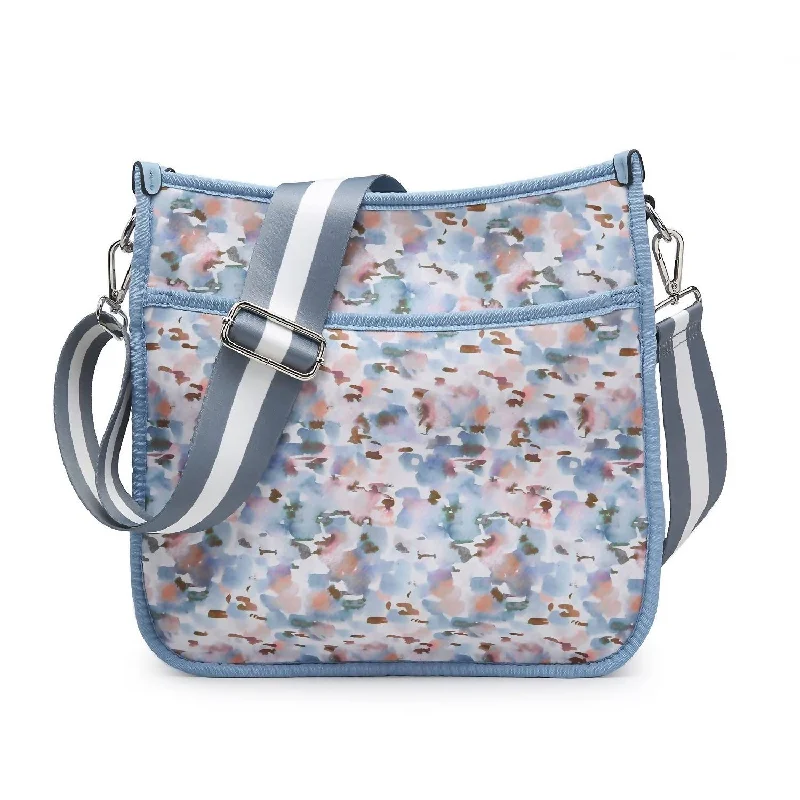 Women's Jolee Neoprene Crossbody Bag In Floral Watercolor