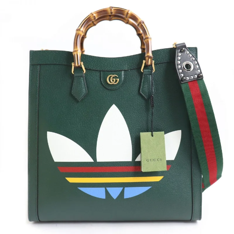 Gucci Diana Large Tote Bag Dark Green