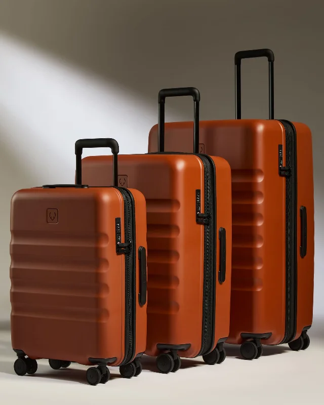 Suitcase Set in Maple Red - Icon Stripe