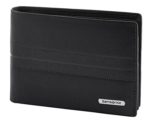 Spectrolite SLG - Billfold for 9 Creditcards, 2 Compartments Credit Card Case, 13 cm, 0 liters, Black (Black/Night Blue)