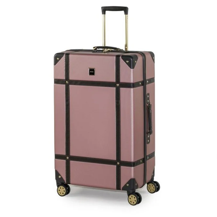 Vintage Hardshell Large Suitcase 78cm - Rose Pink