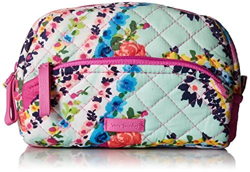 Vera Bradley Iconic Mini Cosmetic, Signature Cotton, Wildflower Paisley