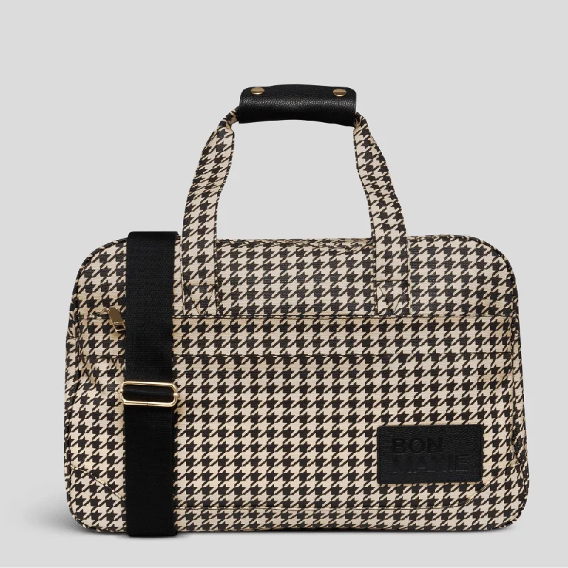 Bon Voyage Weekender Bag -- Houndstooth