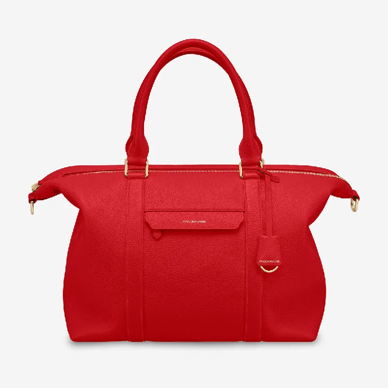 The Weekender - Pomegranate Red