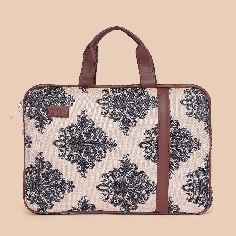 Mughal Motif Sleek Laptop Sleeve