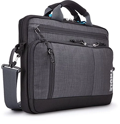 Thule Stravan Tsda-115 Nylon Deluxe Attache 15" Macbook Laptop Notebook Bag - Gray