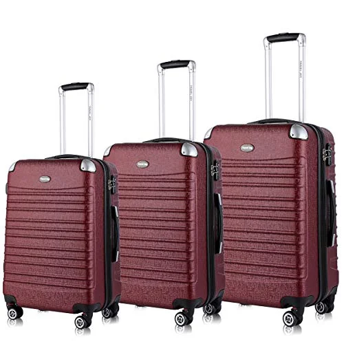 Hardside Luggage Set, Tsa Lightweight Spinner Luggage Sets, Expandable Carry On Luggage 3 Piece Set