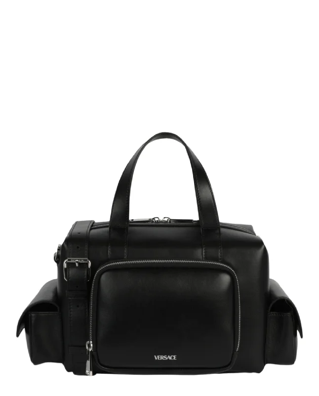 Boston Leather Duffle Bag