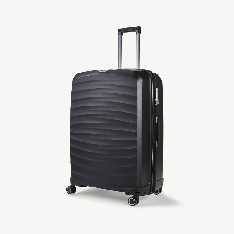 Sunwave Expandable Hardshell Large Suitcase 79cm - Black