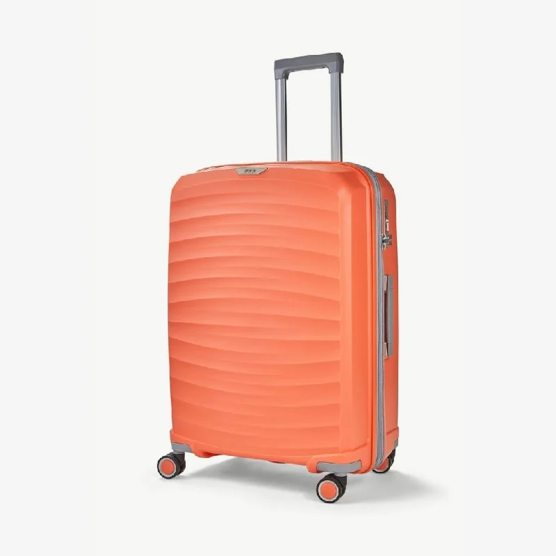 Sunwave Expandable Hardshell Medium Suitcase 66cm - Peach